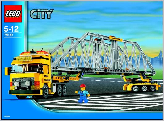 Конструктор LEGO City 7900 Большой грузовик и мост УЦЕНКА